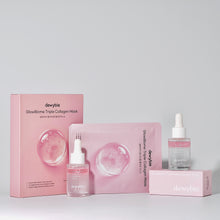 GLOW SET | GlowBiome™ Glutathione Hydration Serum & Triple Collagen Mask (4 pcs)